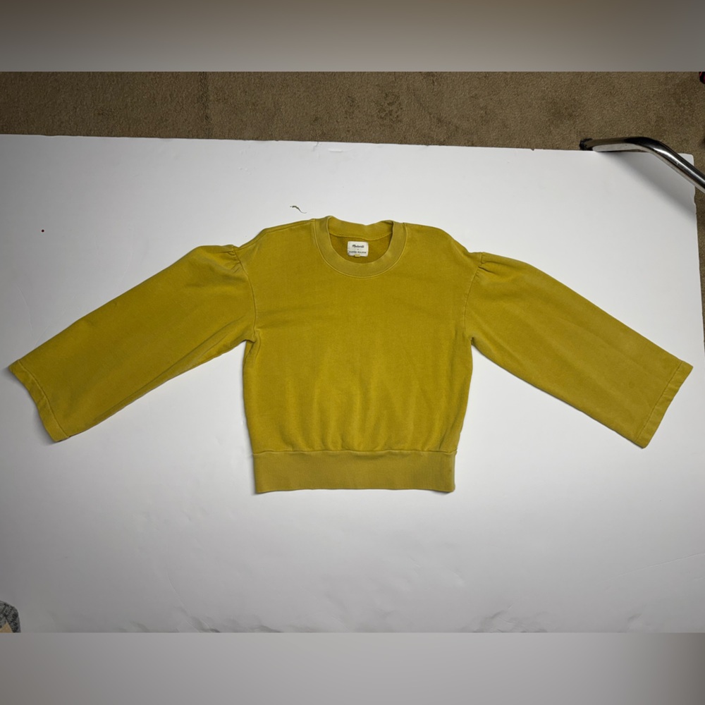 Elegant Mustard Crew Neck Sweater